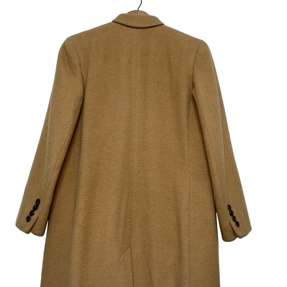 Lauren Ralph Lauren Camel Overcoat Vintage Y2K Made In USA Size 4 Petite - Picture 8 of 17